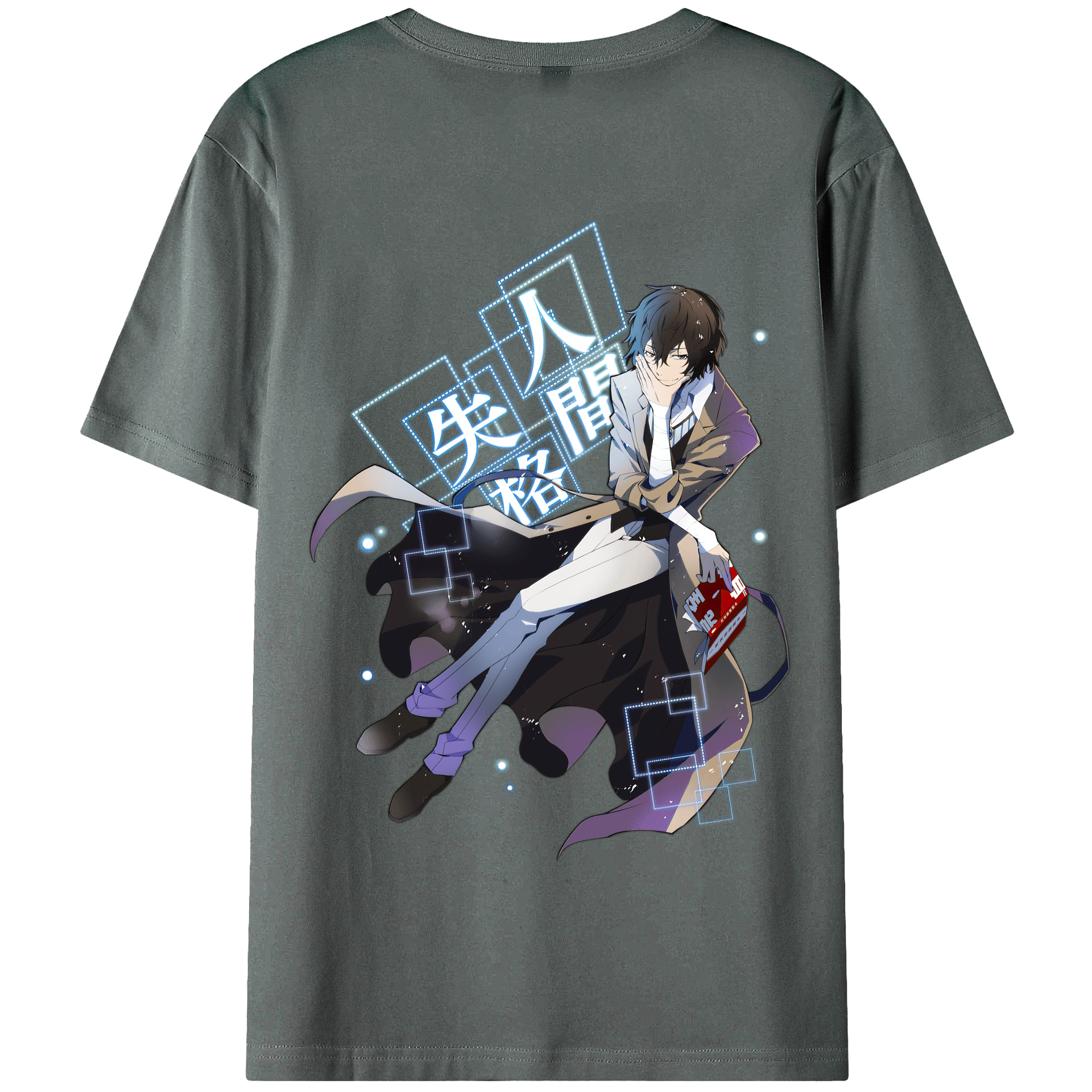 （画像用） 文豪ストレイドッグス Bungo Stray Dogs 綿100％半袖Tシャツ（背面プリント）